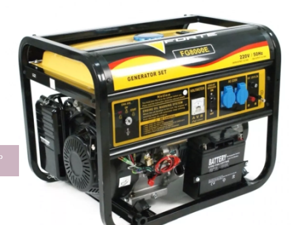 Електростанція бензинова (1 Ф) - FG8000E (6кВт) (ФОРТЕ)